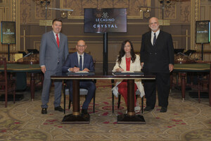 CRYSTAL ANNOUNCES EXCLUSIVE COLLABORATION WITH CASINO DE MONTECARLO