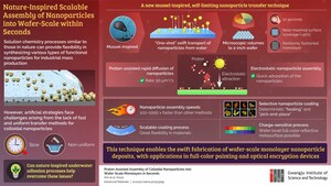 GIST Researchers Develop Nanotechnology for Creating Wafer-Scale Nanoparticle Monolayers in Seconds